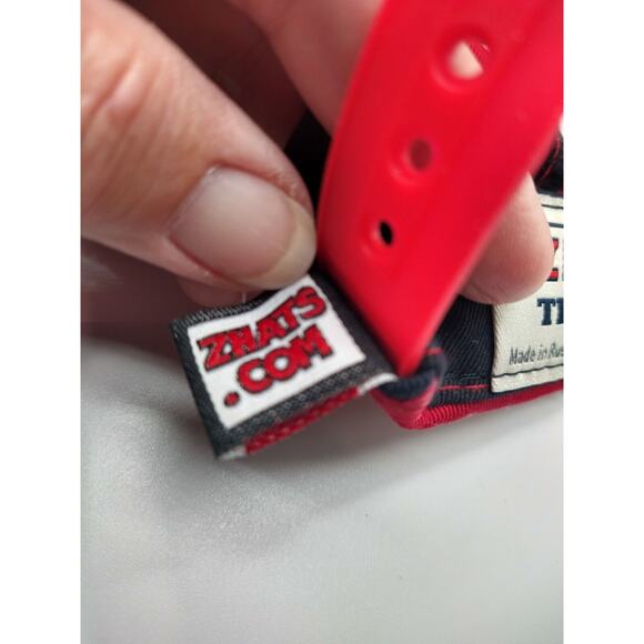 Texas Tech Red Raiders Zephyr Snapback Hat Red Black Embroidered Adjustable Cap - Picture 9 of 9